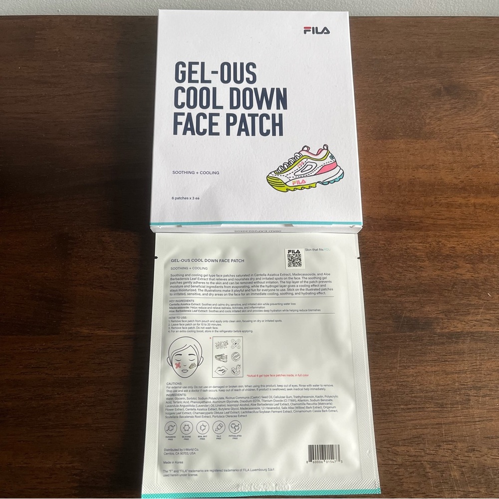 Fila Cooling Face Patches - Limited Edition.